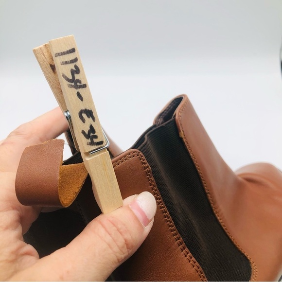 ASOS women’s‎ Brown leather ankle boots, size UK 4 US 6 - Picture 8 of 9